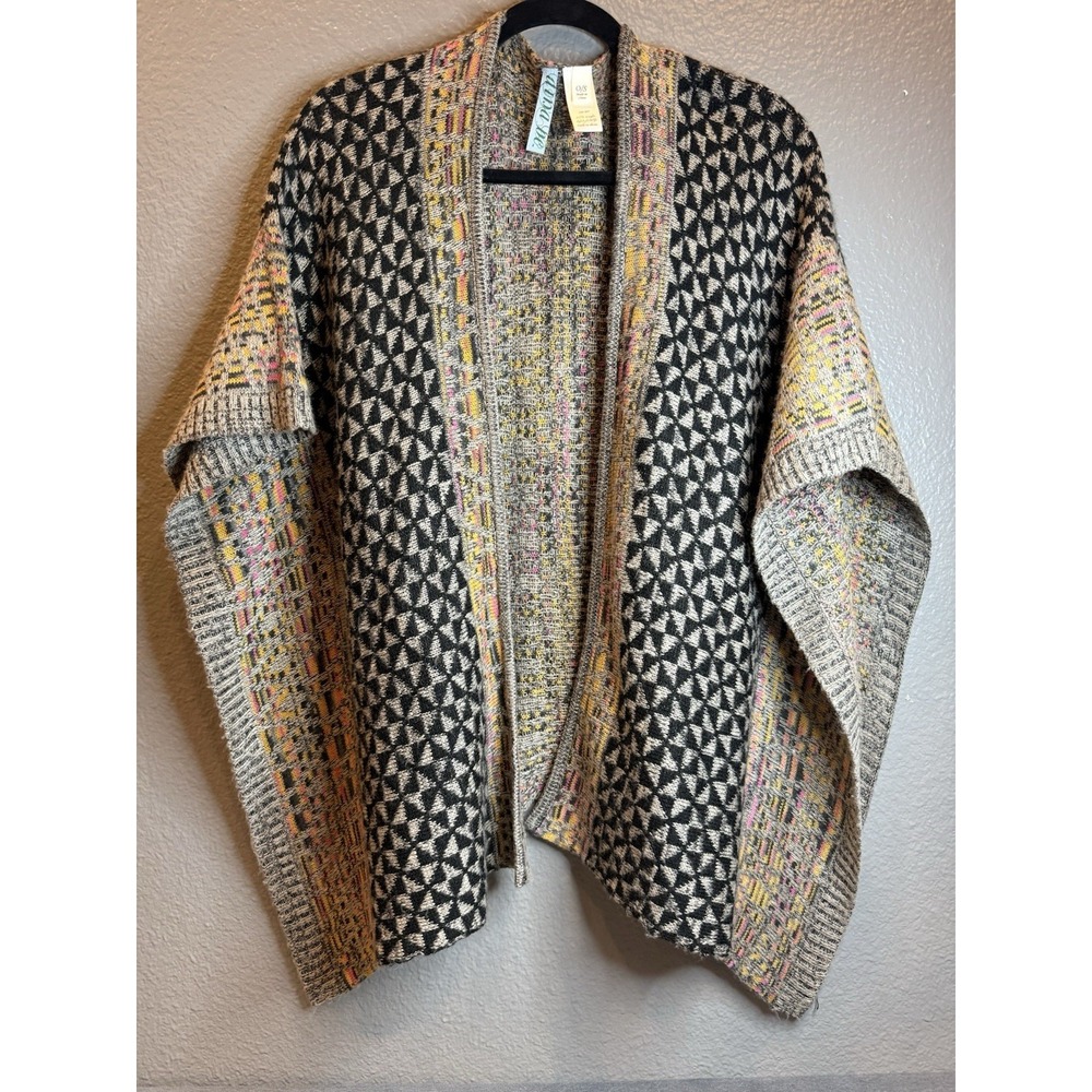 Ladies Colorful Geometric Soft Cozy  duster/ wrap
